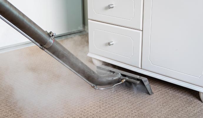 Carpet steam cleaning