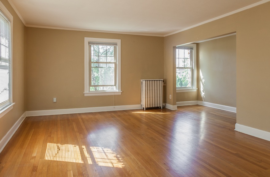 Clean wooden floor