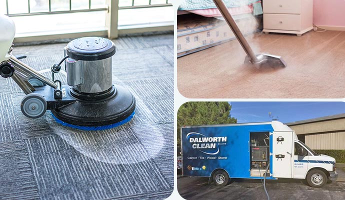 Collage of shampoo, steam, and truck mounted carpet cleaning Collage of shampoo, steam, and truck mounted carpet cleaning