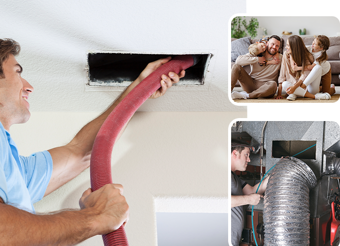 Professional air duct cleaning service