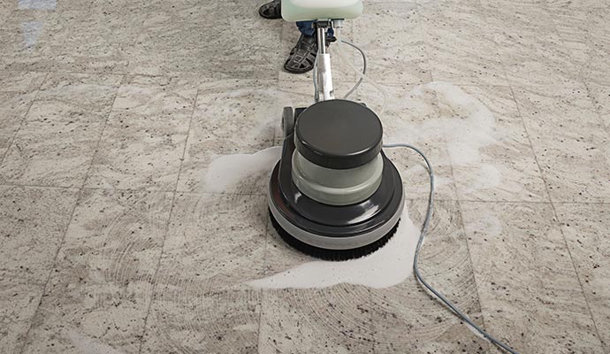 marble floor cleaning